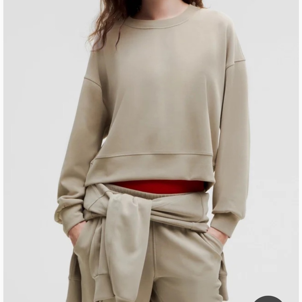 Lululemon Softstream Cropped Sweatshirt